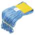 Boardwalk Super Loop Wet Mop Head, Cotton/Synthetic Fiber, 5" Headband, Small Size, Blue, 12/Carton (501BL)