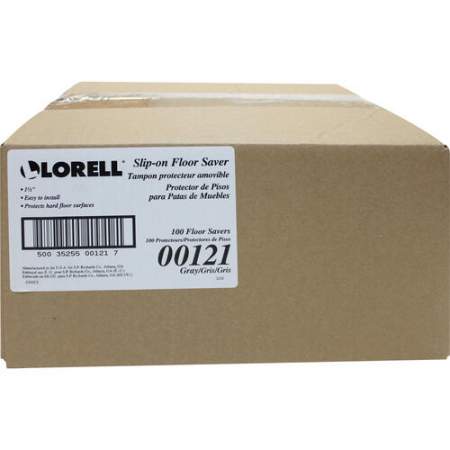 Lorell 1-3/8" Round Leg Slip-on Floor Savers (00121)