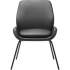 Lorell Bonded Leather U-Shaped Seat Guest Chair (68574)