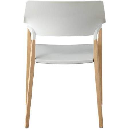 Lorell Wood Legs Stack Chairs (42960)