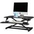 Lorell Electric Desk Riser with Wireless Device Charging (99530)