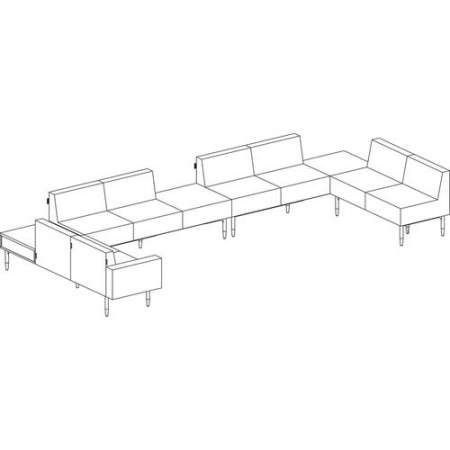 Lorell Contemporary Collection Single Seat Sofa (86929)