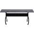 Lorell Charcoal Flip Top Training Table (59488)