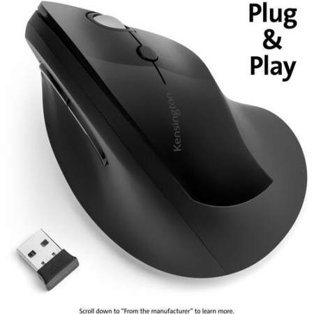 Kensington Pro Fit Ergo Vertical Wireless Mouse (K75501WW)