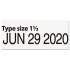 Trodat Rubber Date Stamp, Conventional, Type Size 1 1/2, Four Bands (RD015)