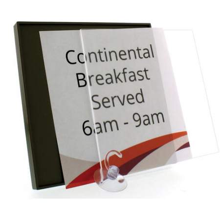 Lorell Snap Plate Architectural Sign (02652)