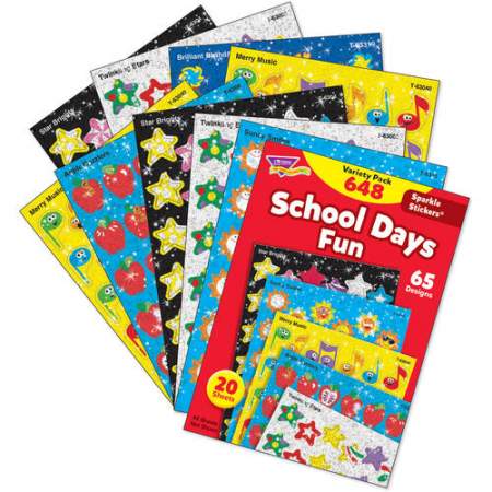 TREND Sparkle Stickers School Days Fun Stickers (63909)