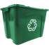 Rubbermaid Commercial 14-gallon Recycling Box (571473GRECT)