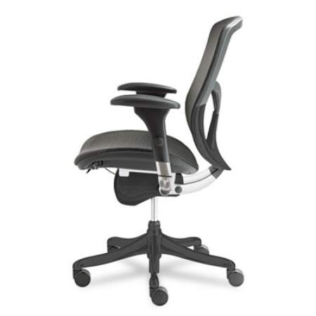 Alera EQ Series Ergonomic Multifunction Mid-Back Mesh Chair, Supports Up to 250 lb, Black (EQA42ME10B)