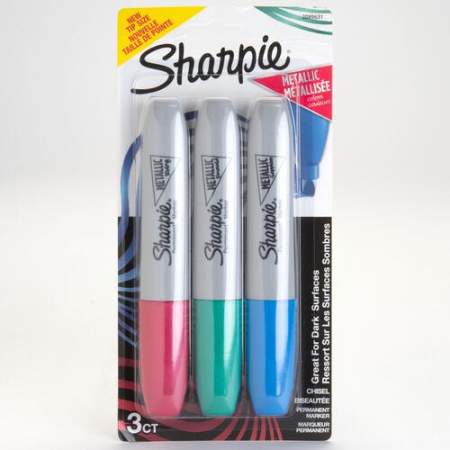 Sharpie Metallic Ink Chisel Tip Permanent Markers (2089631)