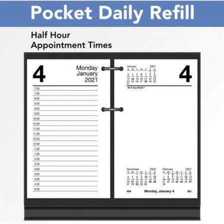 AT-A-GLANCE Daily Calendar Pocket Refill (E7175021)