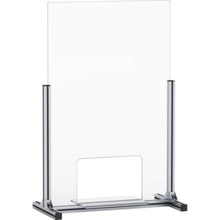 Lorell Removable Shelf Glass Protective Screen (55670)