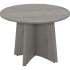 Lorell Weathered Charcoal Round Conference Table (69589)