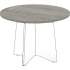Lorell Weathered Charcoal Round Conference Table (69588)
