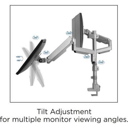 Lorell Mounting Arm for Monitor - Gray (99804)