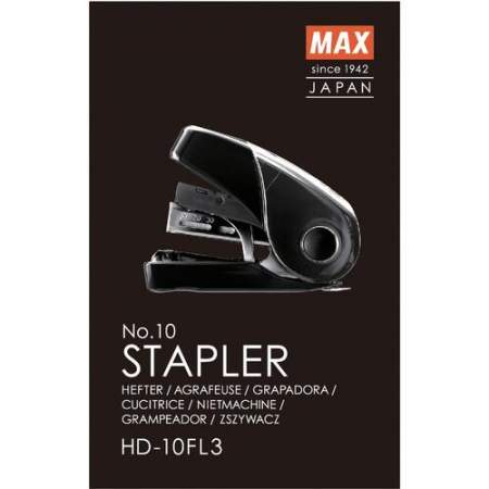MAX Flat Clinch Mini Stapler (HD10FL3BK)