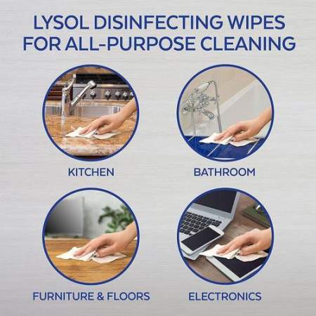 LYSOL To Go Disinfecting Wipes in Flatpacks (99717)