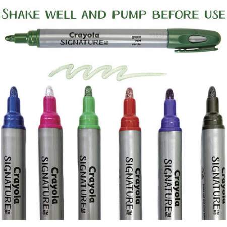Crayola Metallic Outline Paint Markers (586701)