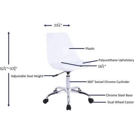 Lorell Plastic Shell Task Chair (68565)