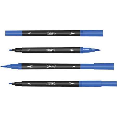 BIC Fineliner 2-in-1 Dual Tip Markers (FPINDP12AST)