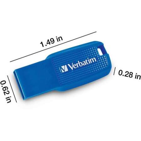 Verbatim 128GB Ergo USB 3.0 Flash Drive - Blue (70880)