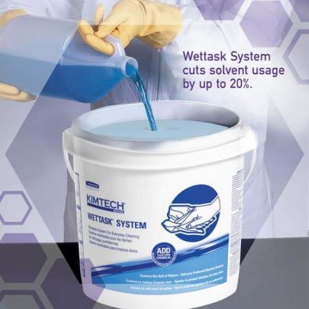 Kimtech WETTASK Wipers For Disinfectants and Sanitizers (06211)