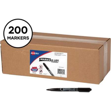 Avery Marks A Lot Value Pack Pen-Style Permanent Markers (29850)
