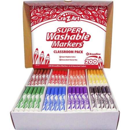 Cra-Z-Art Super Washable Broadline Markers Pack (740081)