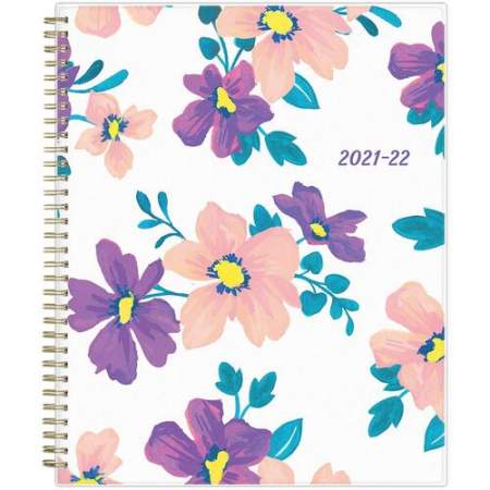 Blue Sky Preppy Floral Purple Academic Weekly/Monthly Planner (117899)
