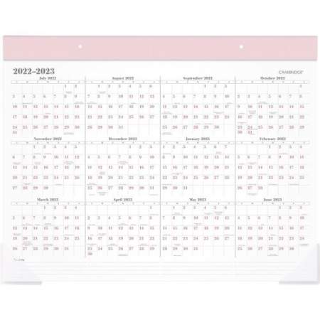 AT-A-GLANCE Workstyle Academic Desk Pad Calendar (1557704A)