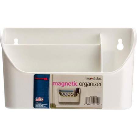 OIC Officemate MagnetPlus Magnetic Organizer, White (92550)