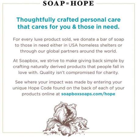 Soapbox Coconut Milk & Sandalwood Liquid Hand Soap (00676)
