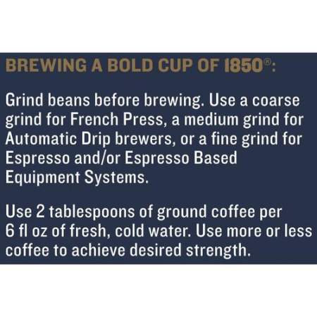 Folgers 1850 Pioneer Blend Coffee Whole Bean (21521)