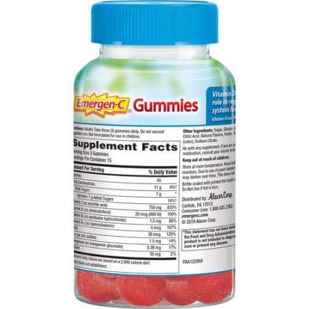 Emergen-C Immune+ Raspberry Gummies (10047)