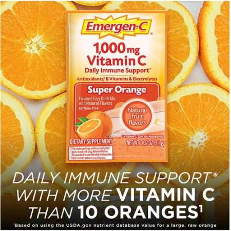 Emergen-C Super Orange Vitamin C Drink Mix (30203)
