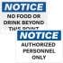 Avery NOTICE Header Self-Adhesive Outdoor Sign (61555)