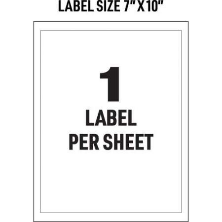 Avery Adhesive Printable Vinyl Signs (61552)
