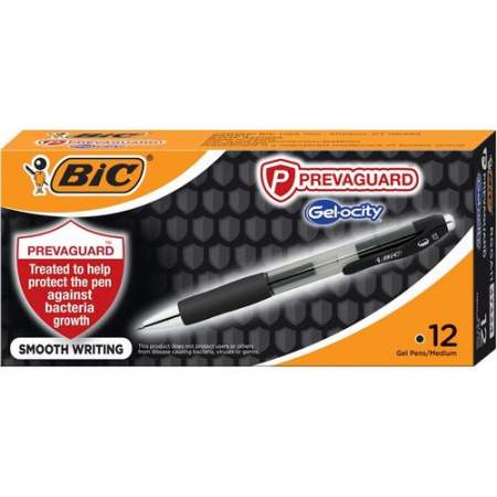 BIC PrevaGuard Gel-ocity Gel Pen (RGGA11BK)
