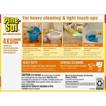 Pine-Sol Lemon Fresh Multi-Surface Cleaner (40187CT)