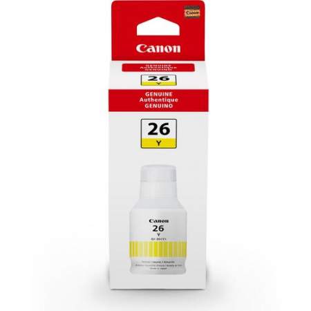 Canon GI-26 Pigment Color Ink Bottle (GI26y)
