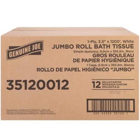 Genuine Joe 1-ply Jumbo Roll Bath Tissue (35120012)