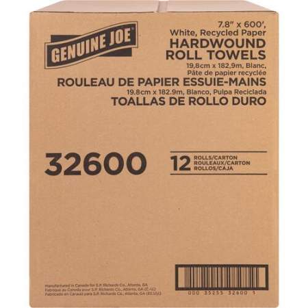 Genuine Joe Hardwound Roll Paper Towels (32600)
