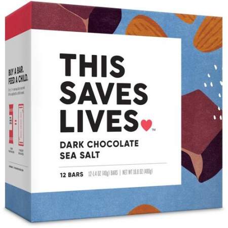 This Saves Lives Dark Chocolate/Sea Salt Bars (00226)