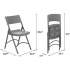 Dorel Zown Classic Commercial Resin Folding Chair (60410SGY4E)