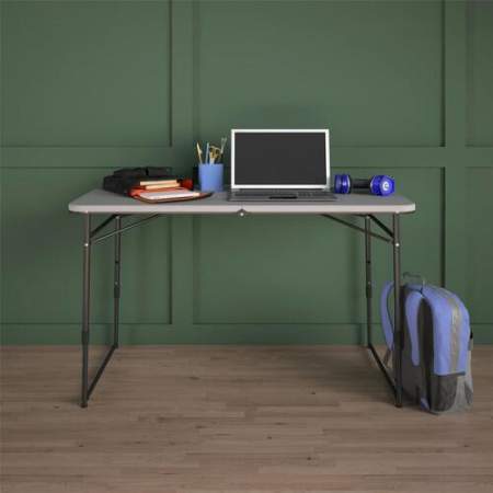 Cosco Fold Portable Indoor/Outdoor Utility Table (14400GRY1E)
