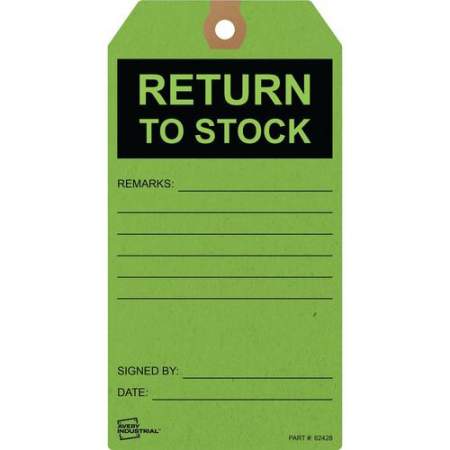 Avery RETURN TO STOCK Preprinted Inventory Tags (62428)