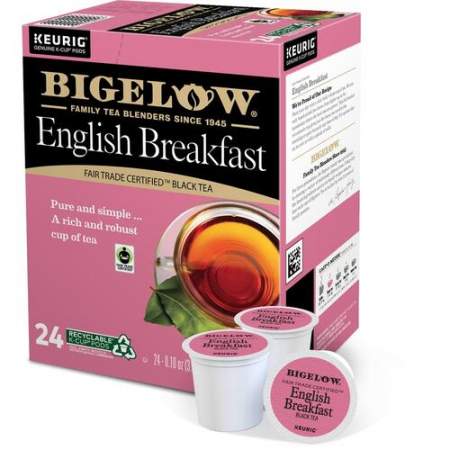 Bigelow English Breakfast Fair Trade Certified Tea - K-Cup (2144)
