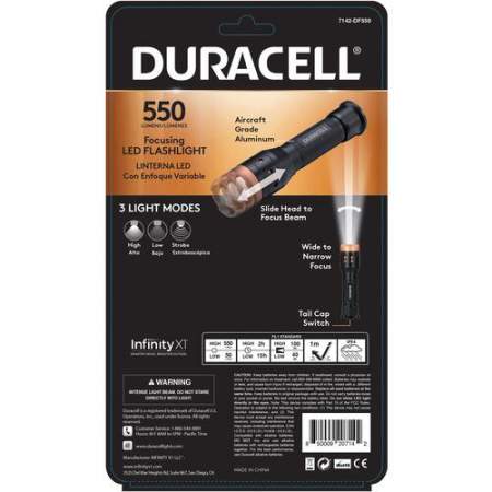Duracell Aluminum Focusing LED Flashlight (7142DF550)