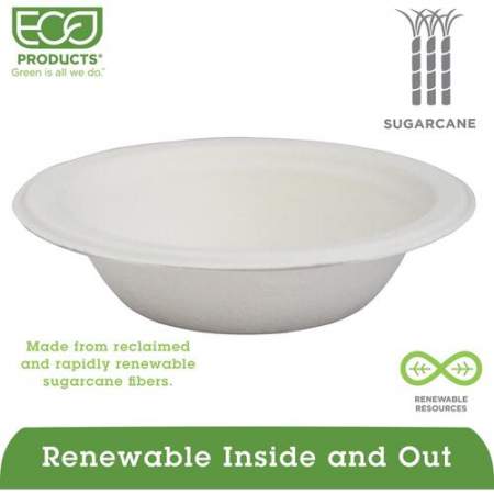 Eco-Products 12-oz. Sugarcane Bowls (EPBL12P)