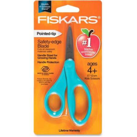 Fiskars 5" Pointed-tip Kids Scissors (1943001067)